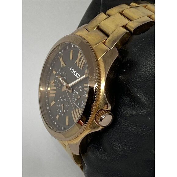 Fossil Cecile AM4533 Women's Gold Stainless Steel Analog Dial Quartz WAtch BP678 - Picture 4 of 12